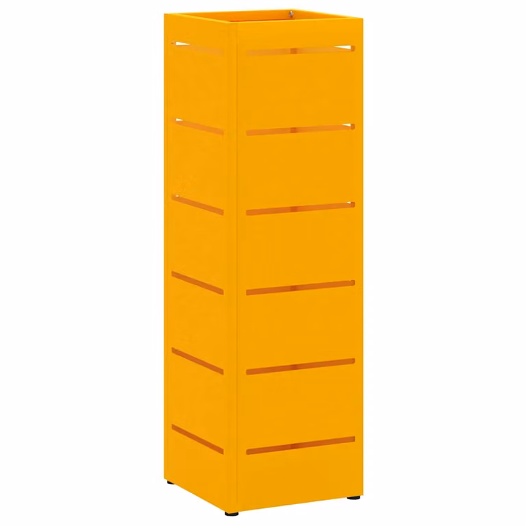 Soporte para paraguas de metal vidaXL color amarillo An/P/Al: 15,5 x 15,5 x 49 cm