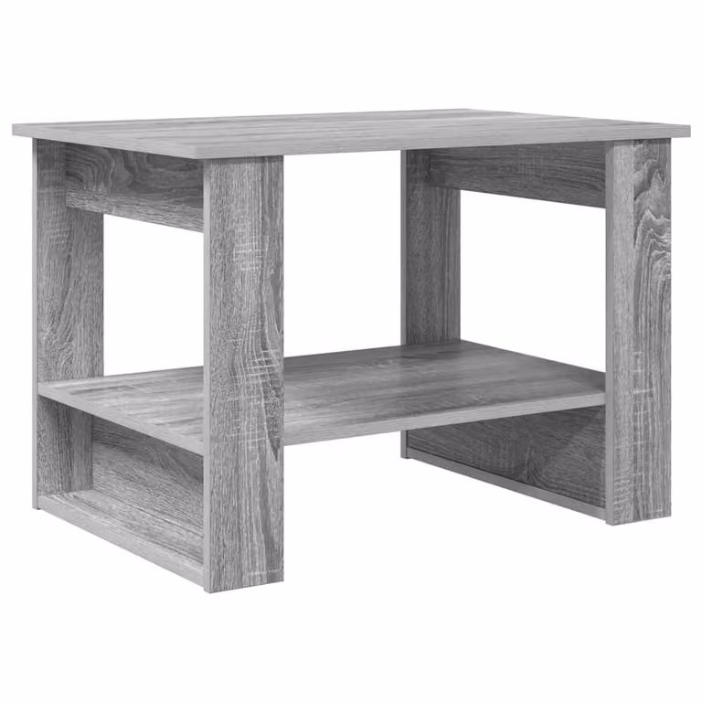 Mesa de centro rectangular Prolenta Premium en madera de ingeniería gris An/P/Al: 72 x 50 x 50 cm