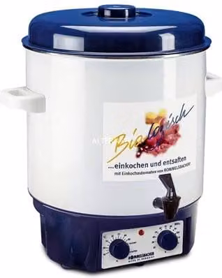Exprimidor de vapor Rommelsbacher Ka 1804 en color blanco y plástico