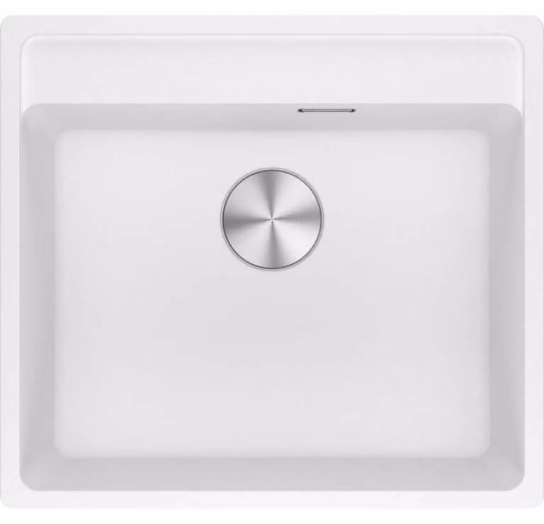 Fregadero de encastre Franke Maris MRG 610-52 A en Fragranite color blanco An/P/Al: 56 x 51 x 20 cm