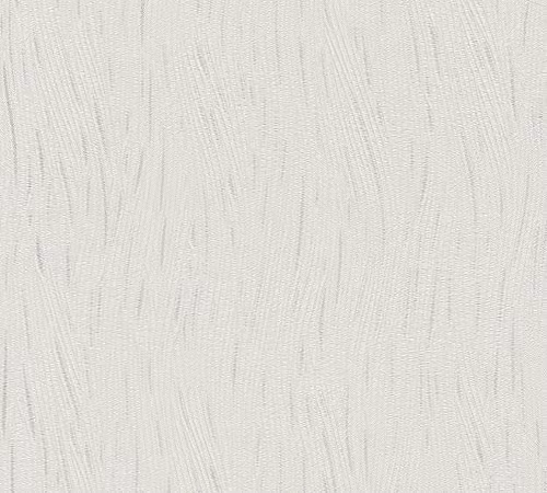 Papel de pared A.S. Création Strukturprofiltapete Simply White color blanco metálico, An x Al: 53 x 1005 cm