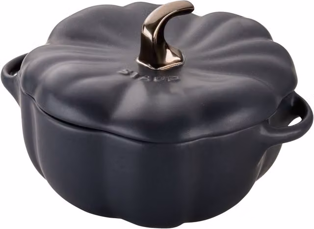 Cocotte de cerámica Staub color negro de 15 cm