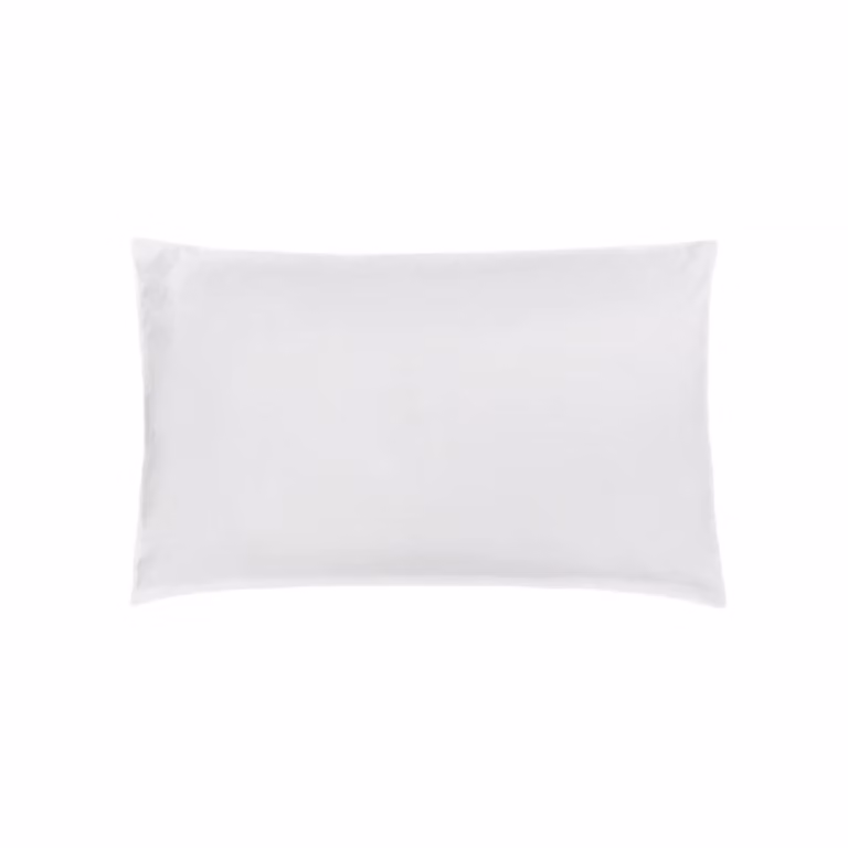 Relleno de almohada para bebés Textura Interiors de microfibra transpirable y antiácaros en color blanco, An/P/Al: 55 x 30 cm