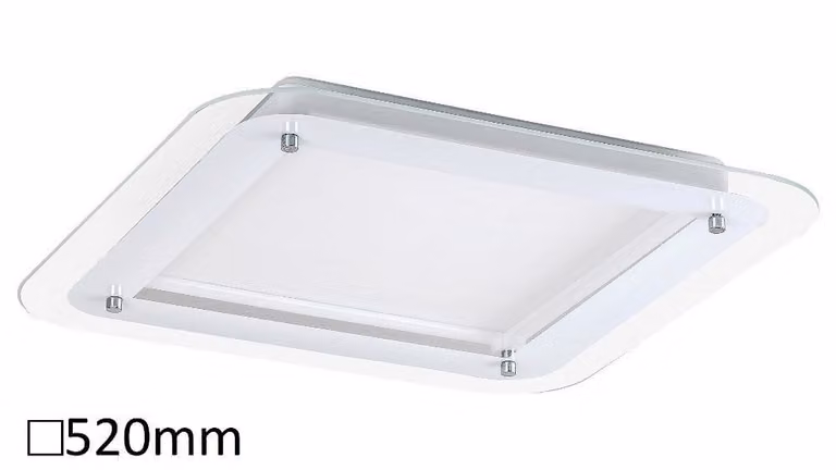 Focos empotrables LED Lorna de Rabalux de 22W en color blanco con acabado en plástico y vidrio