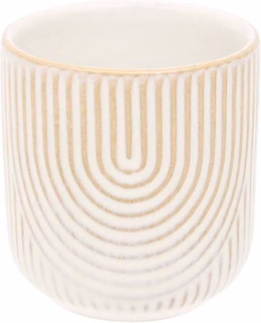 Taza de espresso Atmosphera de cerámica blanca, 100 ml