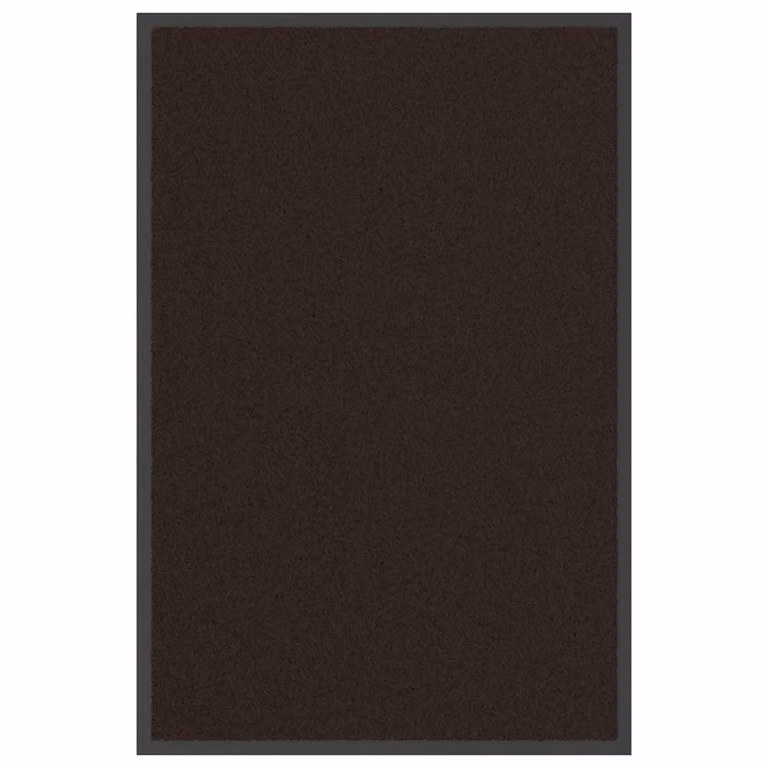 Felpudo antideslizante vidaXL marrón de polipropileno y PVC, An/P: 60 x 90 cm