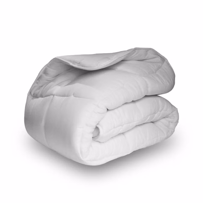 Edredón de microfibra Reca Bedding blanco, transpirable y regulador del clima, An/P: 240 x 260 cm