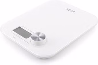 Báscula de cocina manual Haeger Nobatt en color blanco