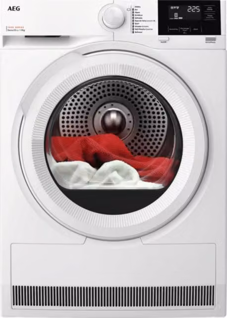 Secadora de bomba de calor Aeg TR719G2PB de 9 kg, eficiencia A+++, color blanco
