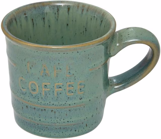 Taza de café espresso azul Atmosphera de cerámica de 80 ml
