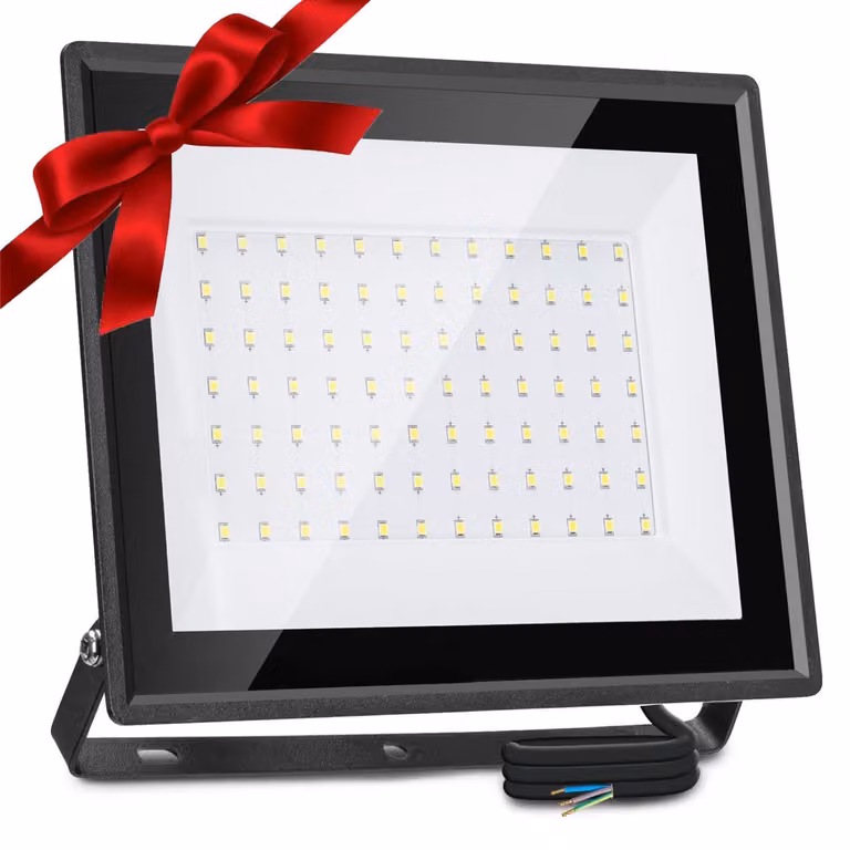 Foco LED Aigostar para exteriores e interiores de 70W con 6300 lúmenes y luz blanca fría de 6500K con protección IP65