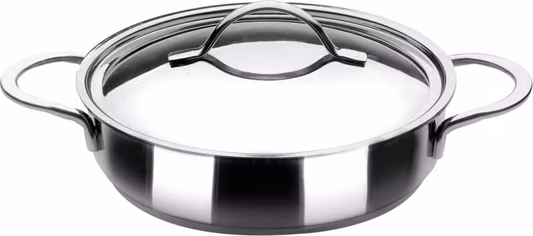 Olla de acero inoxidable Ibili Menaje modelo Noah color plata de 2,4 l