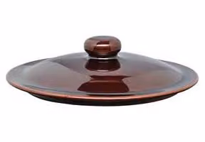 Tapa de terracota Brunella de cerámica color marrón, Diámetro: 28 cm