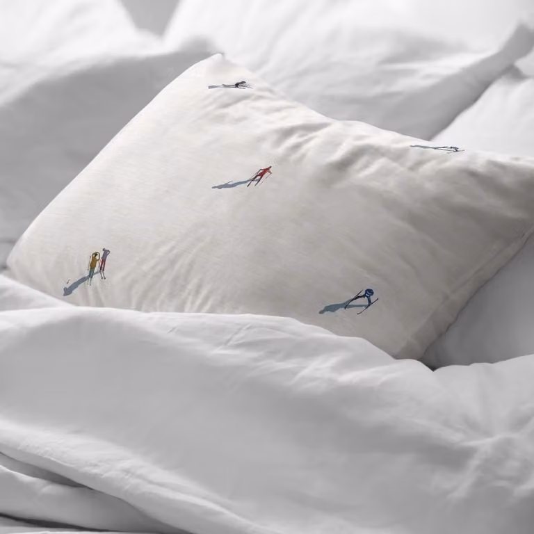 Funda de almohada Muare Home multicolor con diseño gráfico de 80 x 80 cm en 100% poliéster