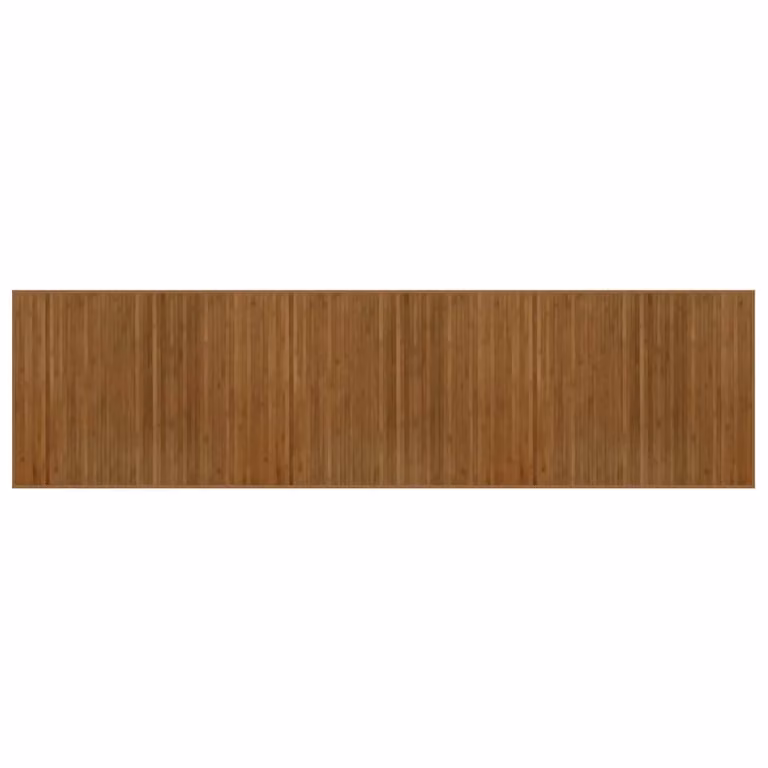 Alfombra rectangular de bambú vidaXL marrón con antideslizante An/P: 80 x 300 cm