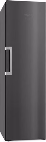 Frigorífico de una puerta Miele KS 4783 DD BST en color negro con tecnología DailyFresh y cajón con control de humedad