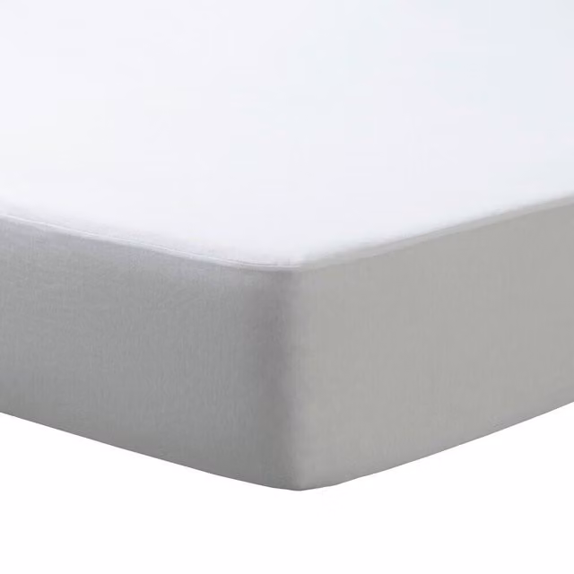 Protector de colchón impermeable y transpirable Velfont Alma de 3 capas en color blanco, An/P: 80 x 200 cm