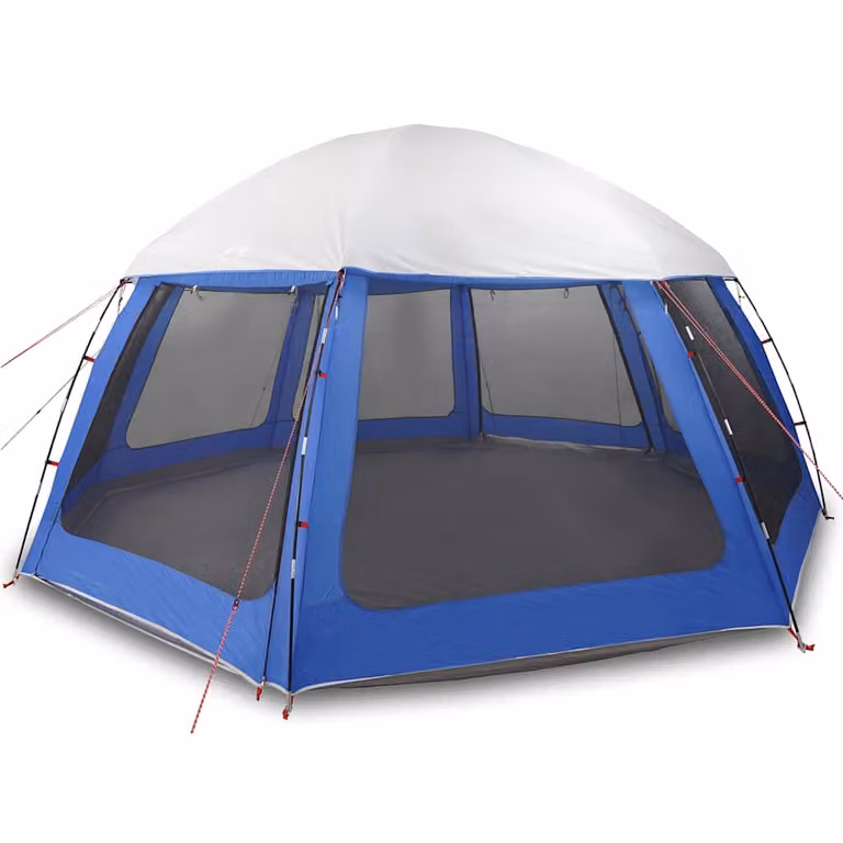 Carpa para piscina vidaXL con paredes desmontables en color azul, An/P: 510 x 510 cm