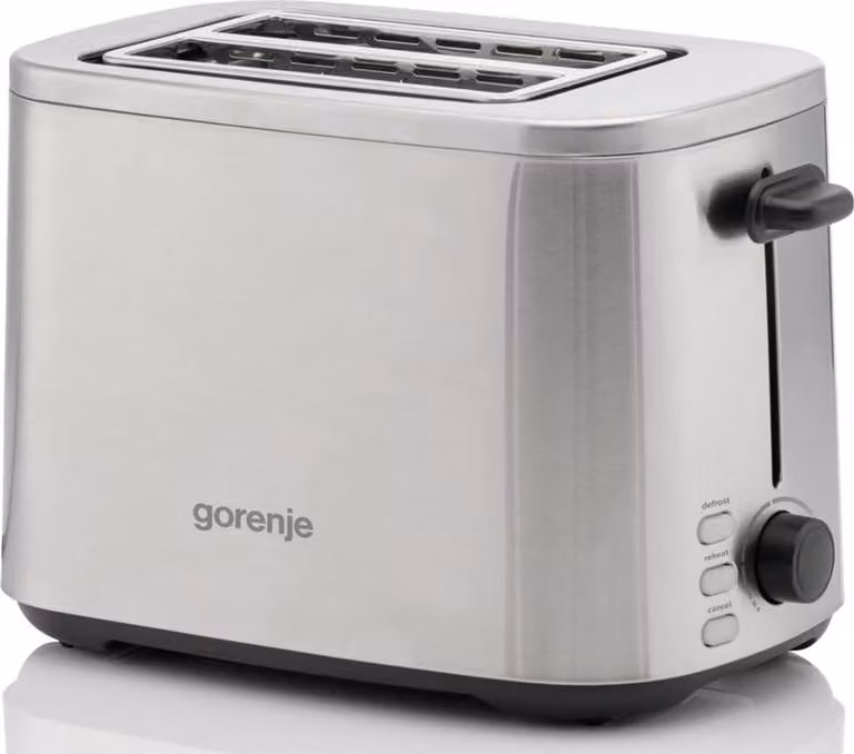 Tostadora Gorenje T800DS de 2 ranuras en acero inoxidable color plata