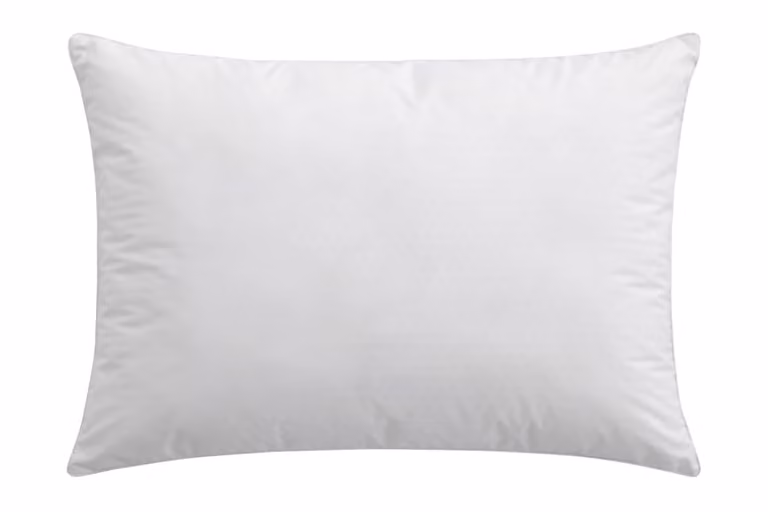 Almohada refrescante Manterol Cloud Plus de microfibra blanca con firmeza media y volumen medio