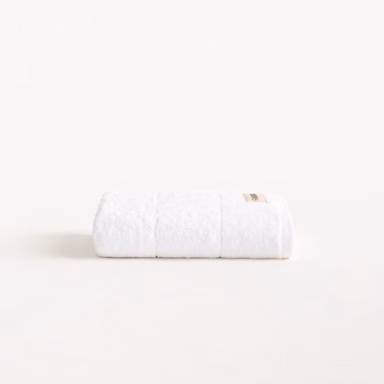 Toalla de manos de rizo de algodón GAMUSI blanca de 600 g, An/P/Al: 30 x 50 cm