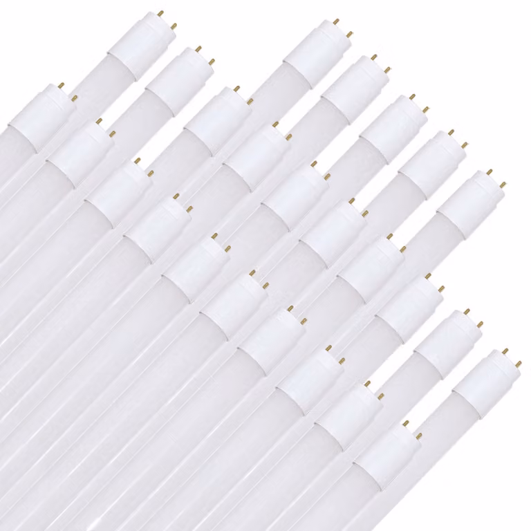 Pack de 25 bombillas LED T8 NCC-Licht de 22W con casquillo G13, luz blanca fría de 6500K y 2300 lúmenes, incluye balasto
