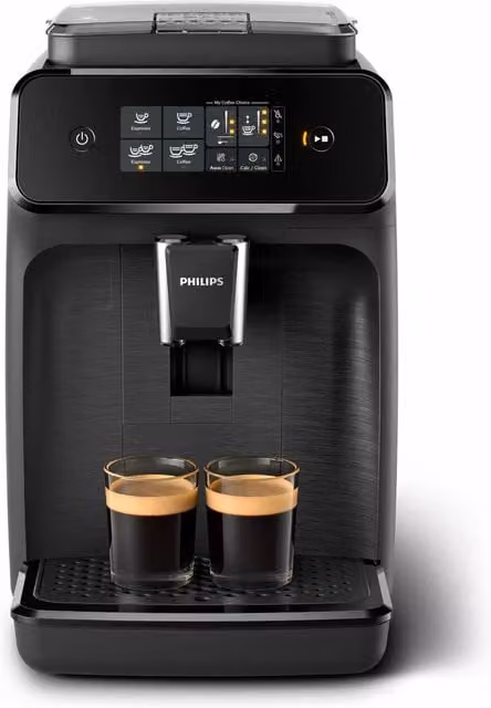 Cafetera superautomática Philips EP1200/00 negra de 1500 W con depósito de 1,8 l