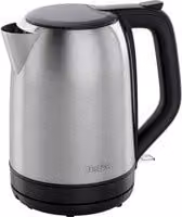 Hervidor de agua Tefal Subito de acero inoxidable y cristal con depósito extraíble, color negro y plata, capacidad de 1,7 l y 2400 W
