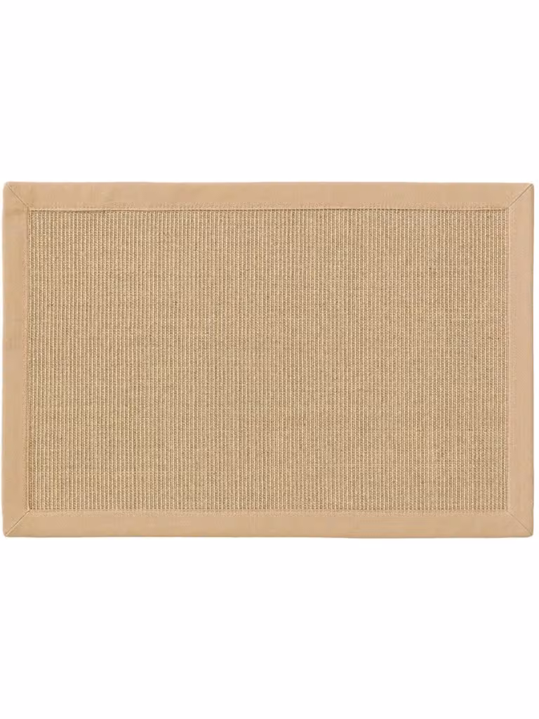 Felpudo rectangular Benuta de sisal y yute en color beige, An/P: 40 x 60 cm