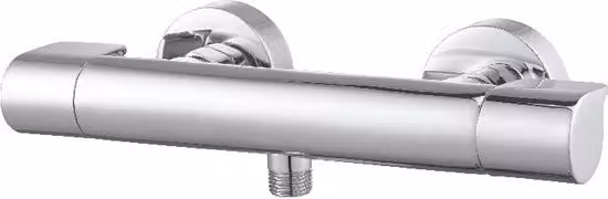 Grifo de ducha termostático Cooke Lewis en acabado cromado plateado