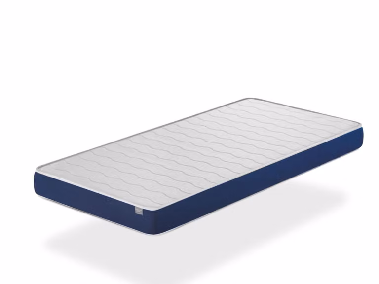 Colchón de espuma Dormissimo Orion Confort en azul y blanco, An/P/Al: 90 x 190 x 14 cm