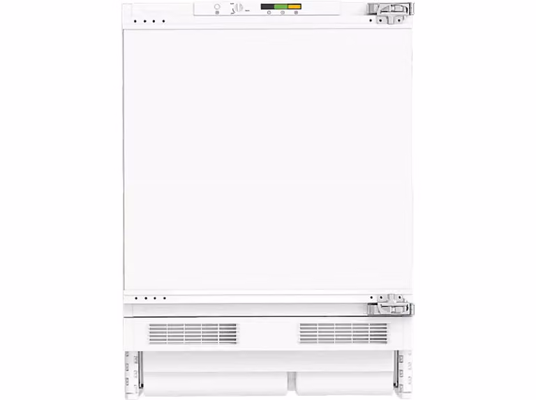 Congelador vertical integrable Beko BU1204N en color blanco con capacidad de 94 l, 3 cajones y puerta reversible