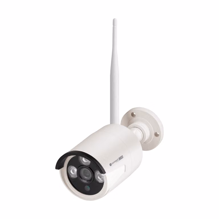 Cámara de vigilancia WLAN Krüger&Matz Connect C210 en color blanco