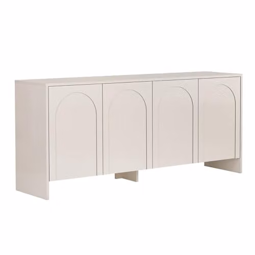Aparador moderno de madera y MDF Habitat et Jardin en color beige An/P/Al: 80 x 45 x 45 cm