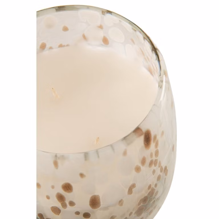Vela perfumada J-line multicolor en tarro de vidrio de 120h An/P/Al: 15 x 15 x 22,5 cm