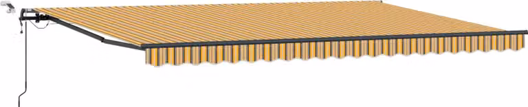 Toldo retráctil Syfax multicolor de poliéster con mando a distancia, An: 500 cm, Al: 300 cm