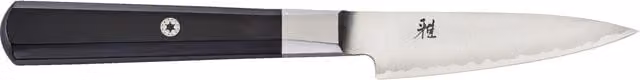 Cuchillo de pelar Miyabi Koh 4000FC Kudamono de acero inoxidable con mango de madera de pakka marrón, 9 cm