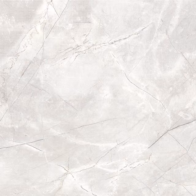 Gres porcelánico SO-TILES efecto mármol natural gris claro brillante An/An: 60 x 60 cm