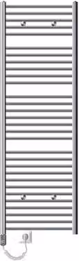 Toallero Ecd Germany en color plata de metal, An/P/Al: 180 x 60 cm