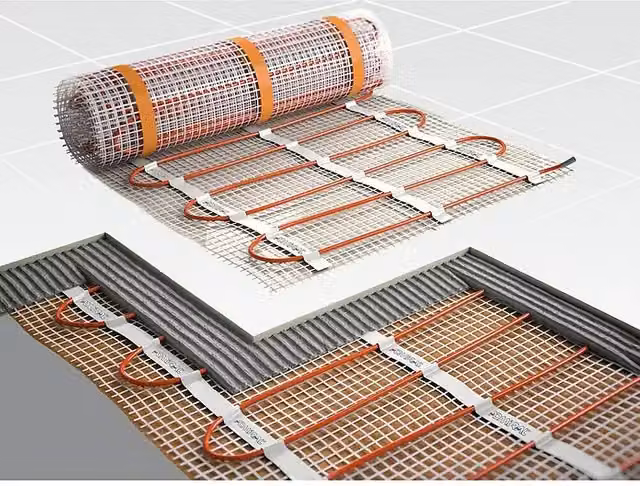 E-Power Admiral Calefacción por suelo radiante eléctrico con aislamiento, multicolor, L x An: 8 x 0,5 m, Superficie calefactable: 4 m², 600 W
