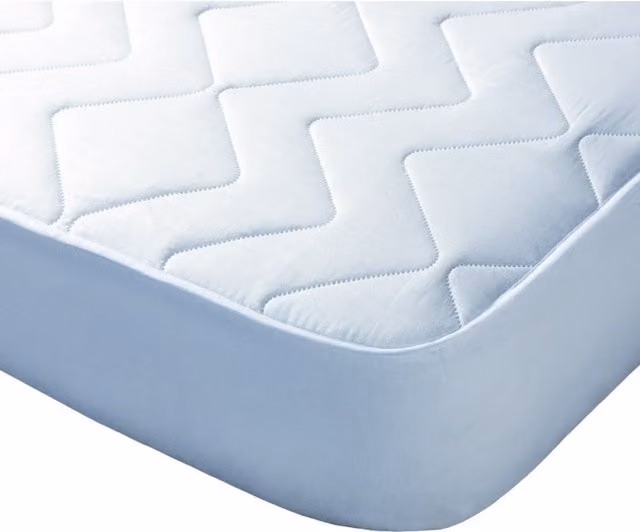 Cubrecolchón reversible antialérgico Home Heavenly de microfibra en color blanco An/P/Al: 150 x 190-200 cm