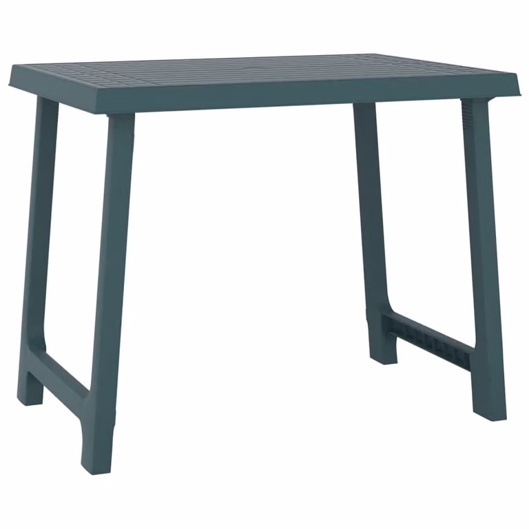 Mesa de camping Syfax con aspecto de madera en color verde, An/P/Al: 79 x 56 x 64 cm
