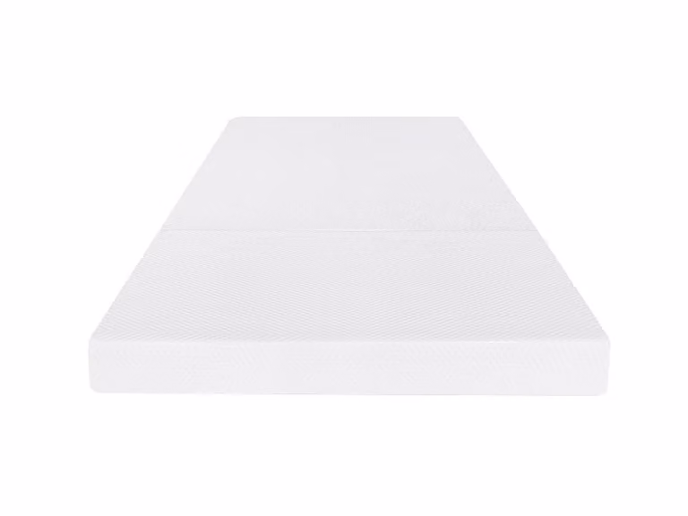 Colchón de espuma comfort foam Ysmée para niños en color blanco con funda extraíble, An/P: 90 x 190 cm, Altura: 10 cm