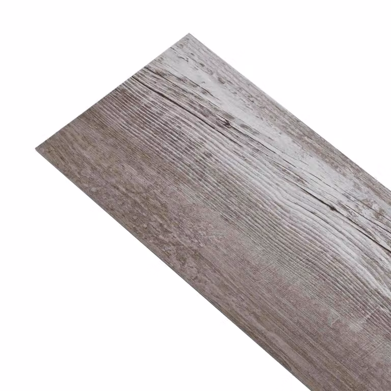 Laminas de Suelo de PVC Autoadhesivas vidaXL con Efecto Madera en Color Marrón Mate