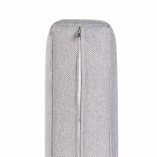 Conjunto de fundas lavables para cojines de asiento y respaldo de sofá de jardín Beliani en color gris Palermo de poliéster
