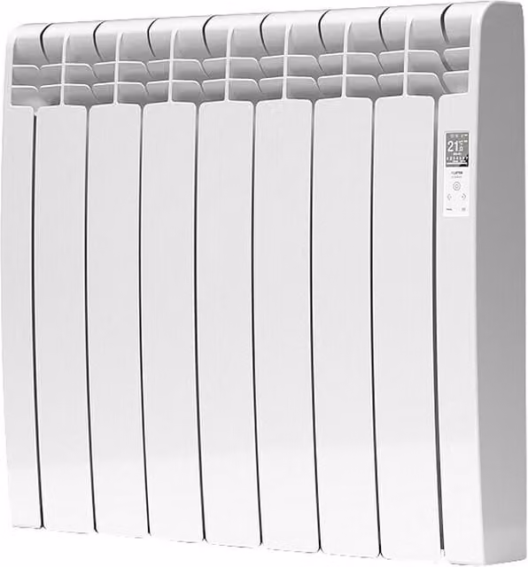 Emisor térmico de fluido Rointe Serie D con WiFi, 770 W, Blanco, An/P/Al: 67,5 x 9,7 x 58,5 cm