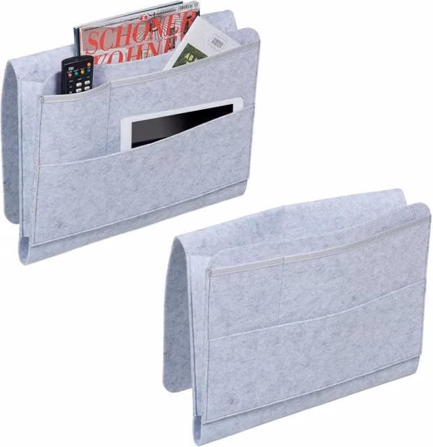 Set de 2 fundas para sillón NORTHIX en color gris multicolor de poliéster para adultos