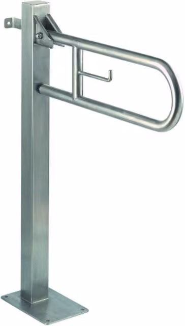 Barra de ayuda abatible Mediclinics BGC710CS en acero inoxidable satinado color plata