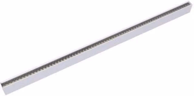 Lámpara LED suspendida lineal Slamp de 50 W en color blanco, interconectable y con temperatura de color regulable de 4000 K