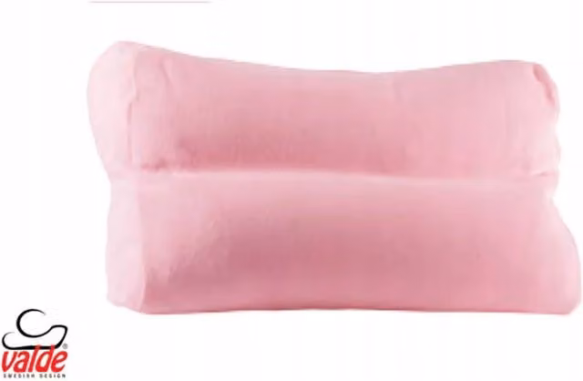 Cojín para úlceras por presión Bidhet A01 con gránulos, funda de franela extraíble y transpirable, color rosa multicolor, forma rectangular